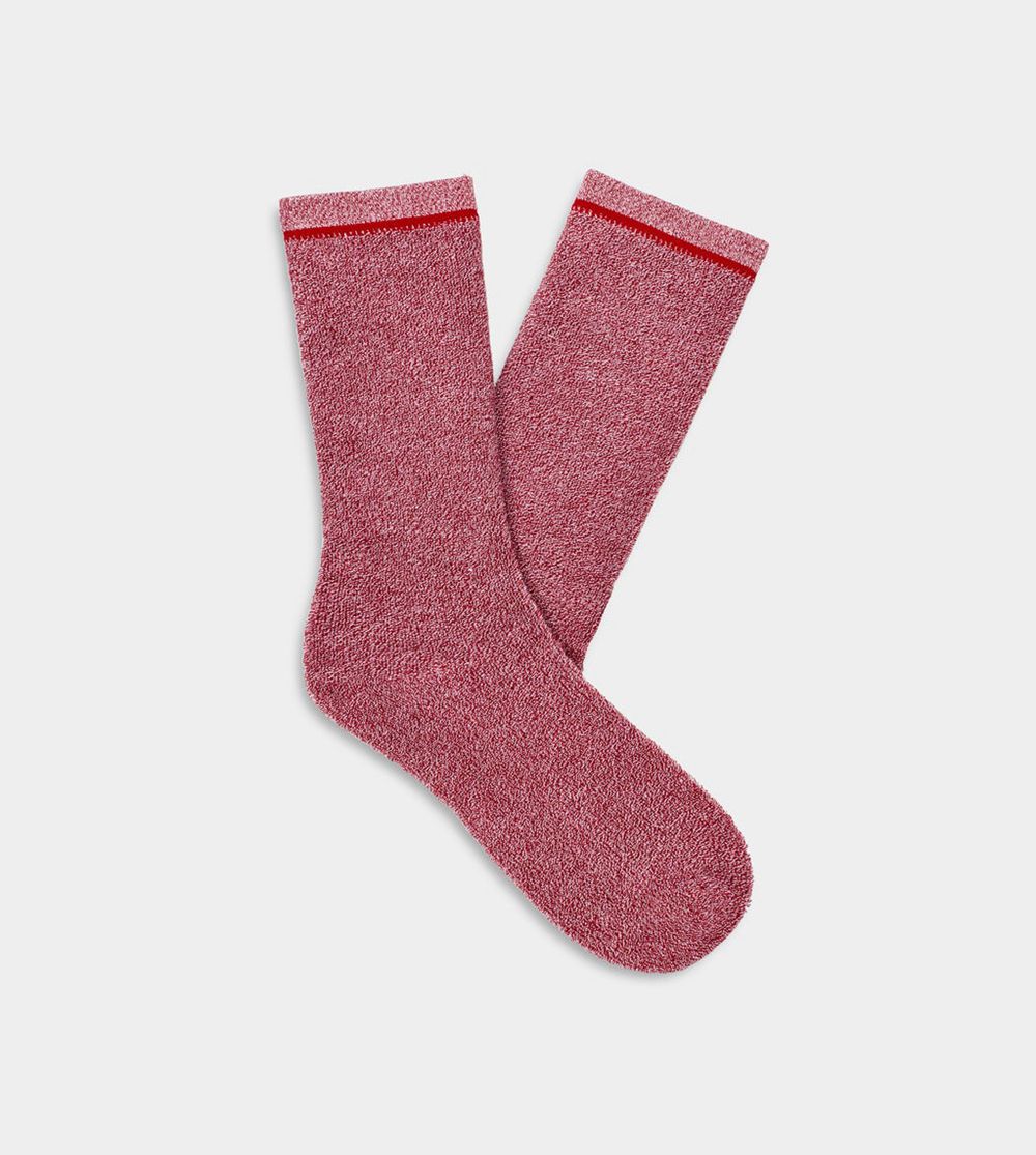 Ugg Kyro Cozy Crew - Mens Socks - Claret - NZ (6150ZBKGL)